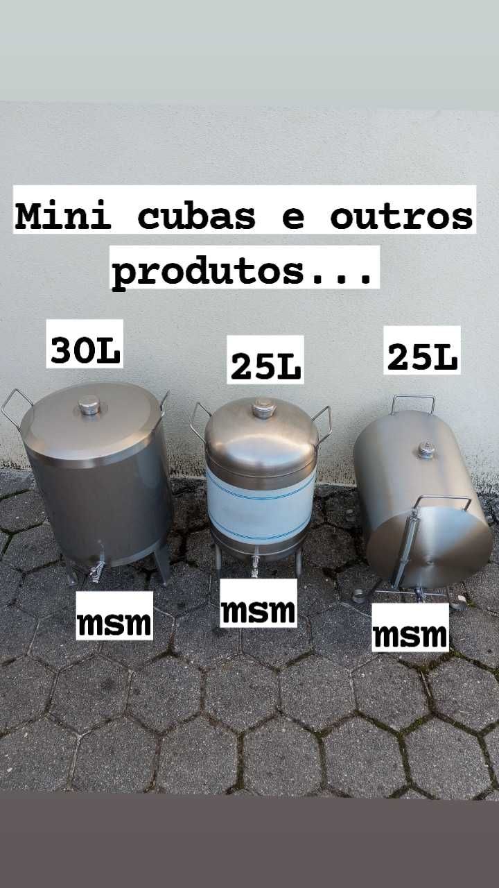 Mini cubas e outros produtos..