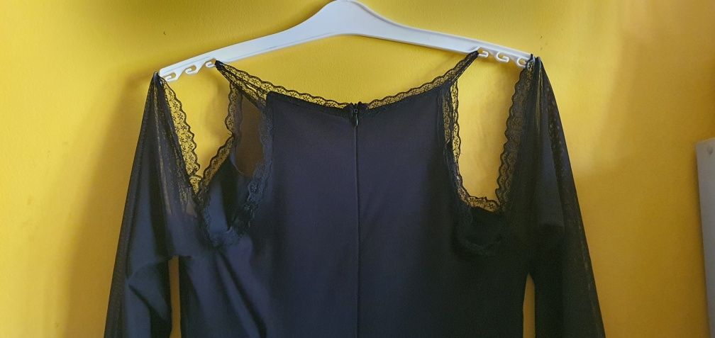 Sukienka Hiszpanka czarna plus size