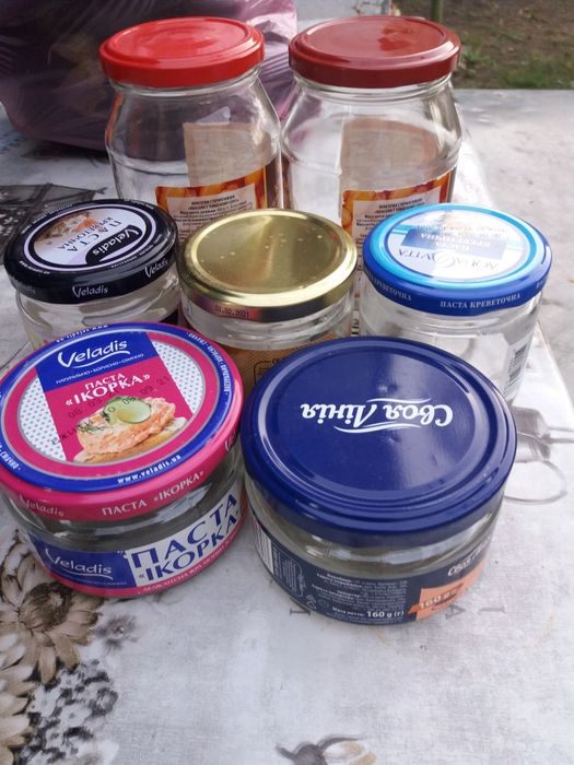 Банки 500г,450г,250г,190г