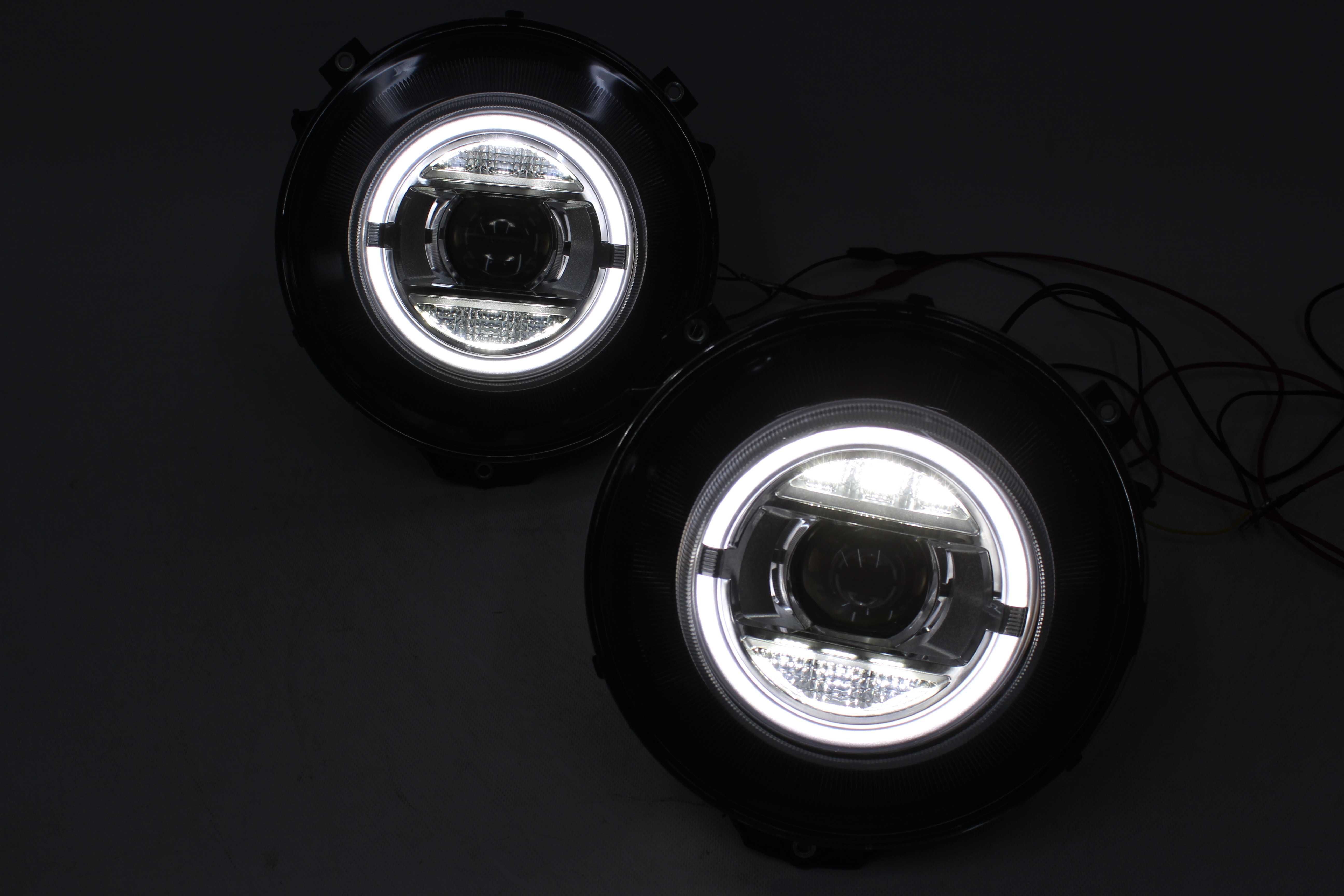 Lampy przednie przód Reflektory MB G-Klasa W463 r.07-17 XENON LED BAR