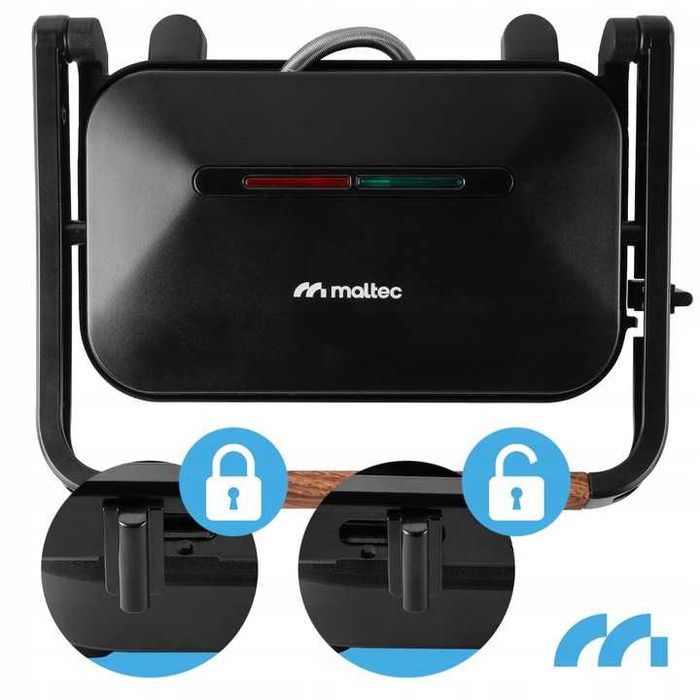 Grill Elektryczny Opiekacz Do Kanapek Panini Toster Składany Non-Stick