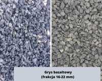 Kamienie/podłoża ogrodowe - grys bazaltowy (frakcja 16 - 22 mm)