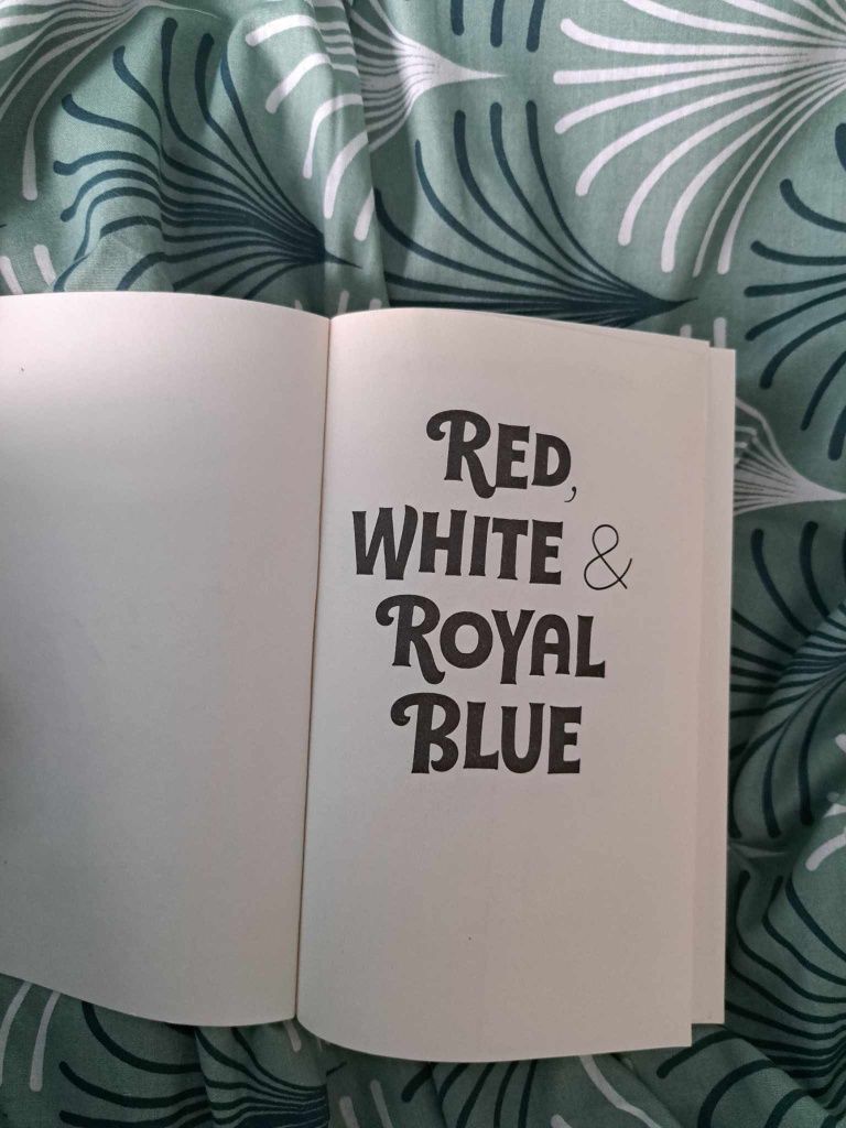 "Red, white and royal Blue"