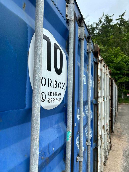 Magazyny 14m2 na wynajem kontenery morskie Gdańsk Morena