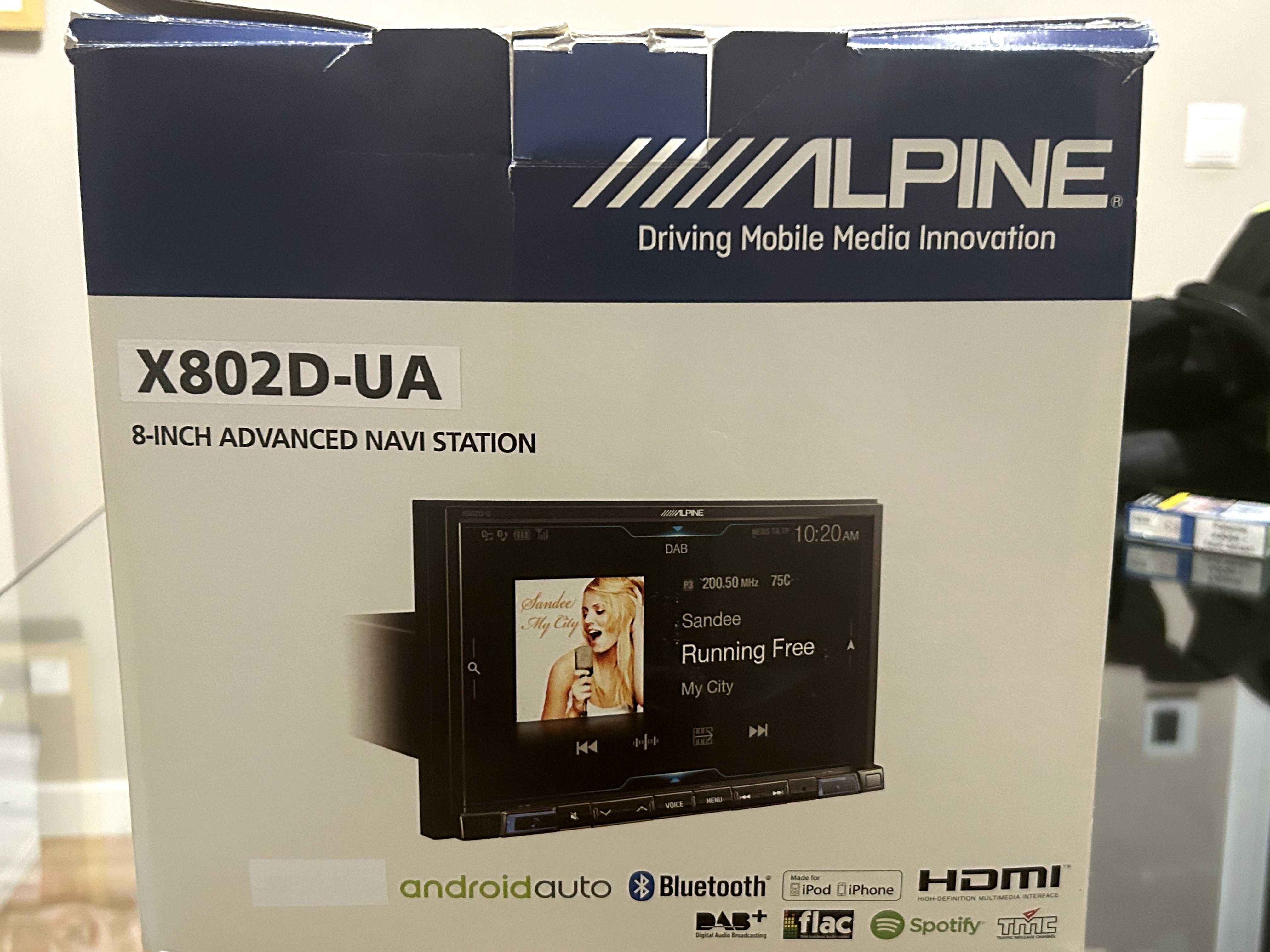 Radio samochodowe Alpine X802D-UA  JAK NOWE!!!