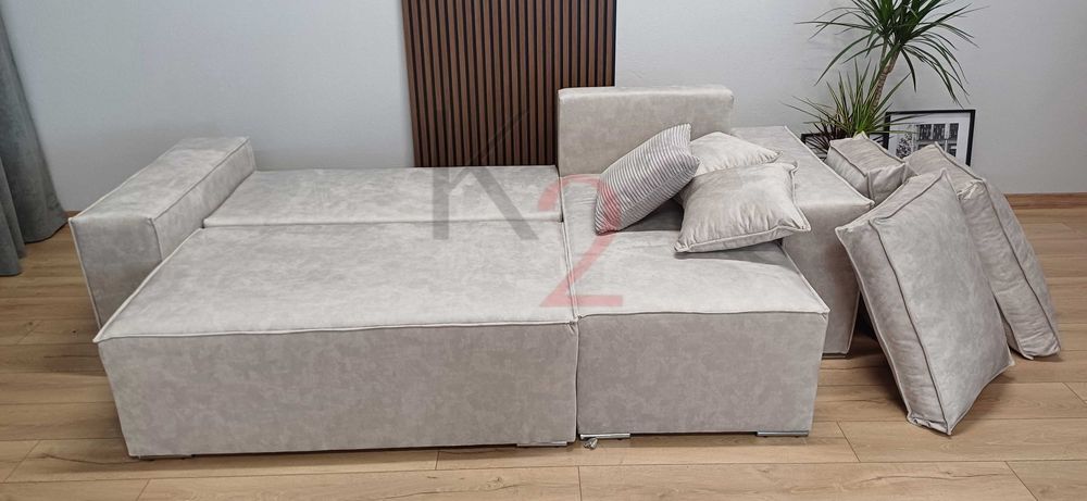 Narożnik FABIO Bonell sztruks USB rogówka sofa szybka dostawa +gratis