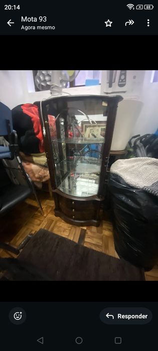 Móvel cristaleira impecável 80euros