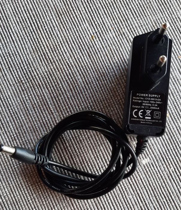 Carregador 5Vdc 2000mA 10W