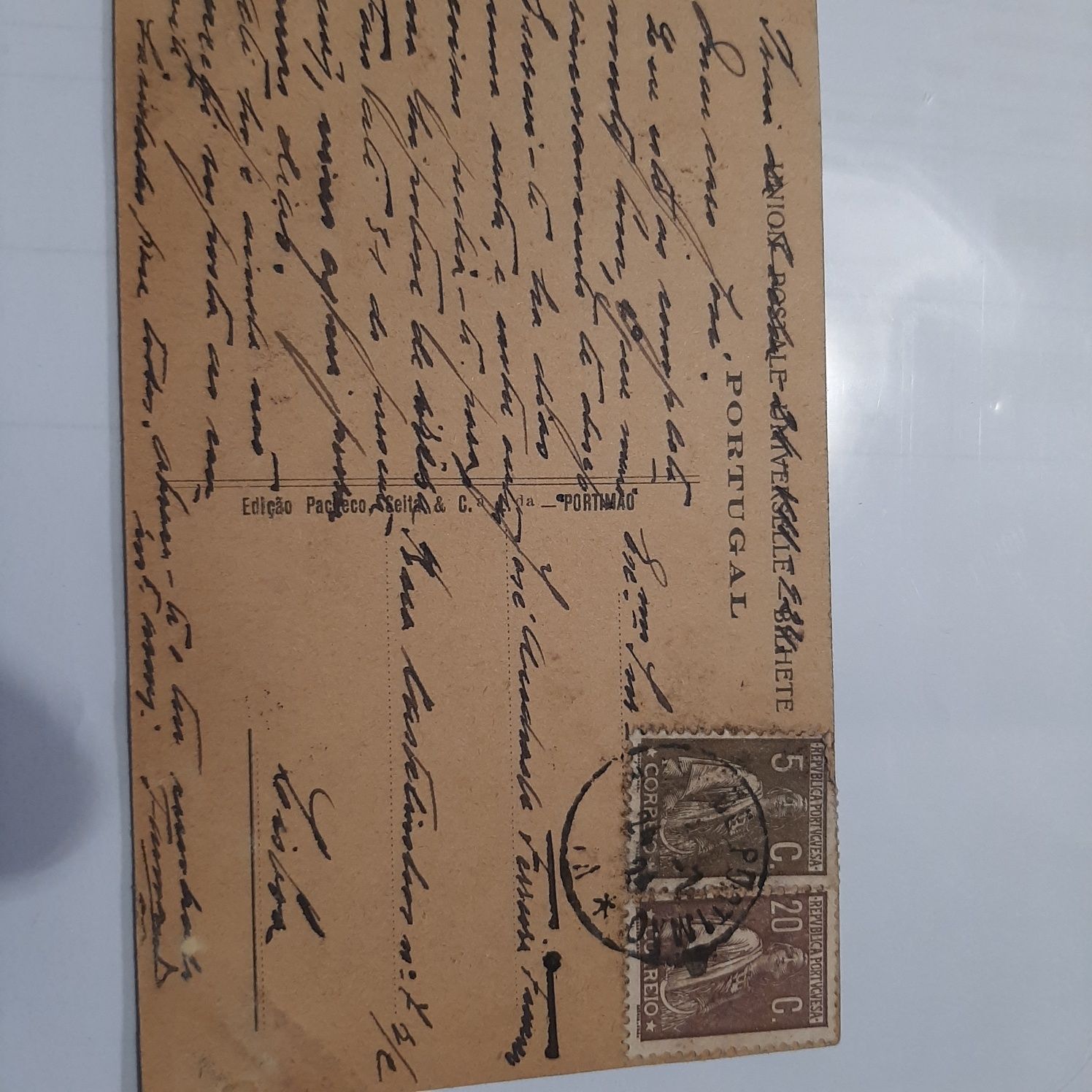 Postal Portimão antigo