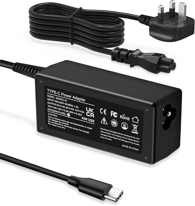 20V 2,25A 45W Typ Usb C Zasilacz Do Laptopa Zasil
