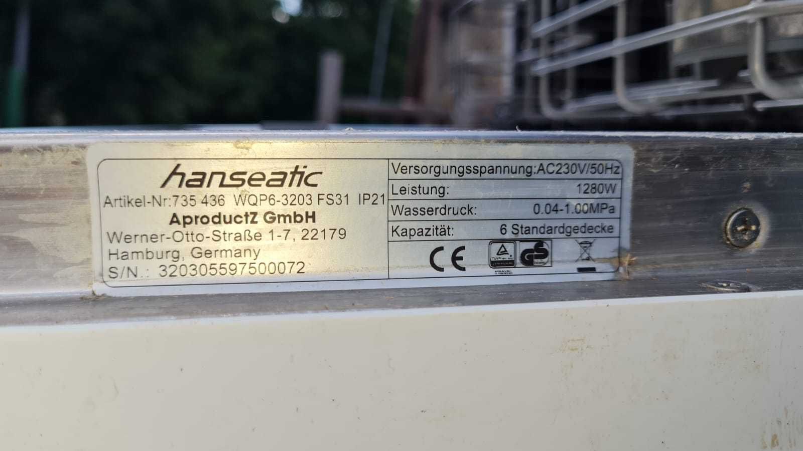 Zmywarka mini HANSEATIC na 6 kpl. ,wysyłka /dowóz