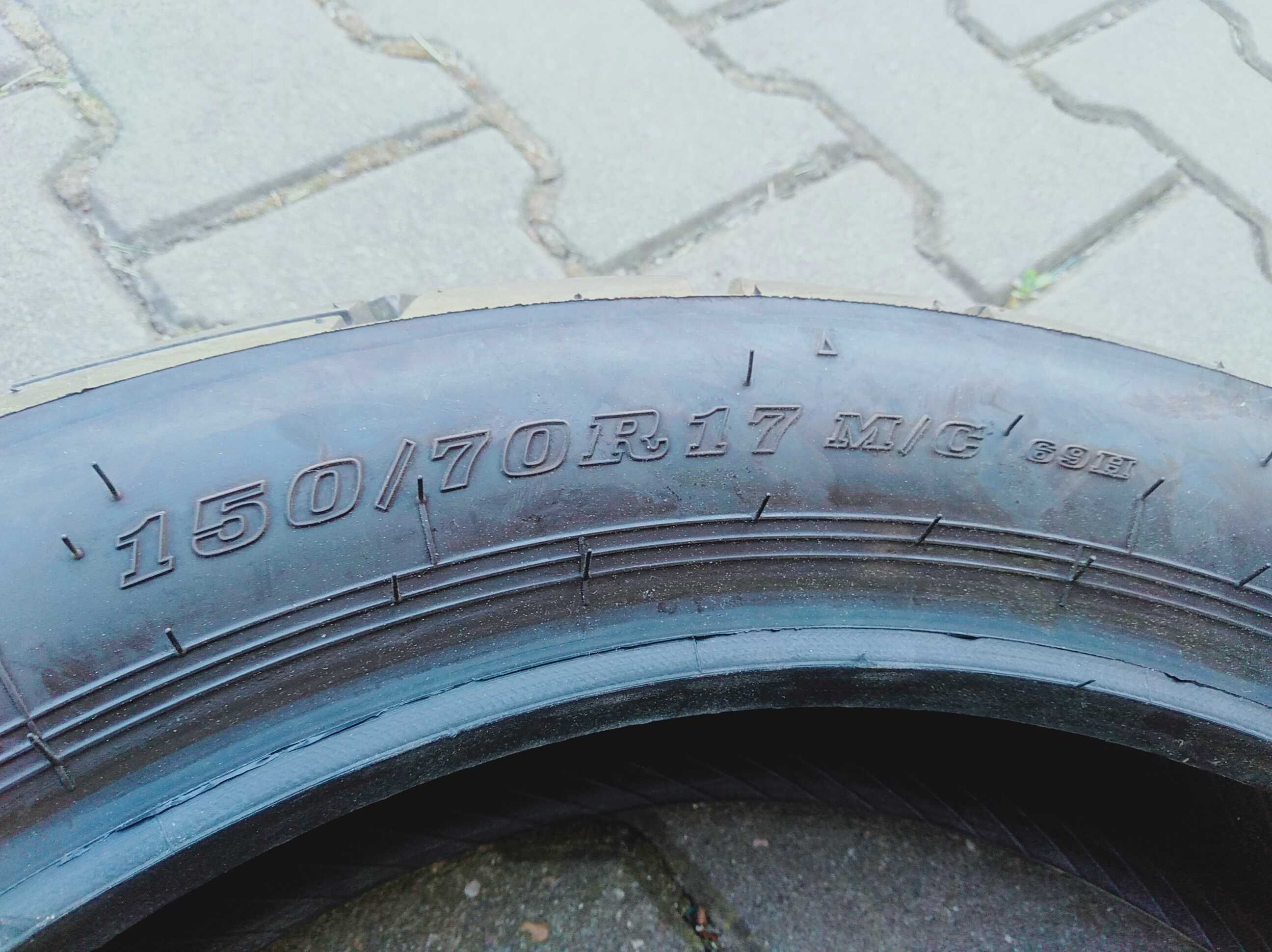 Komplet opony motocyklowe Dunlop 150/70 R 17 i  90/90 -21.