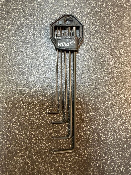 Zestaw kluczy imbusowych HEX 0,7 - 2.0mm 5szt Wiha 06382