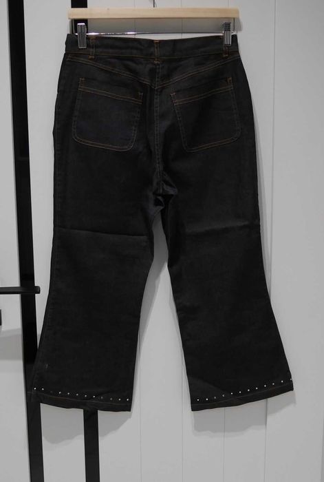 Spodnie rybaczki dzwony cyrkonie 36 S