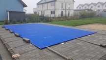 Zimowe przykrycie basenu 8x4 m