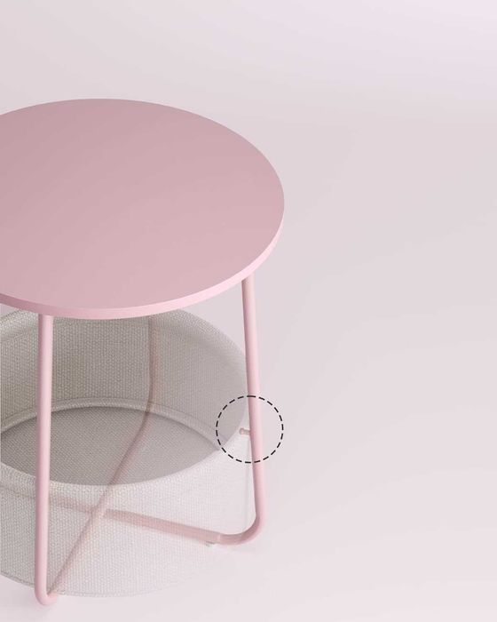 Nowy stolik kawowy z koszyczkiem / blat / stół / VASAGLE !7833!