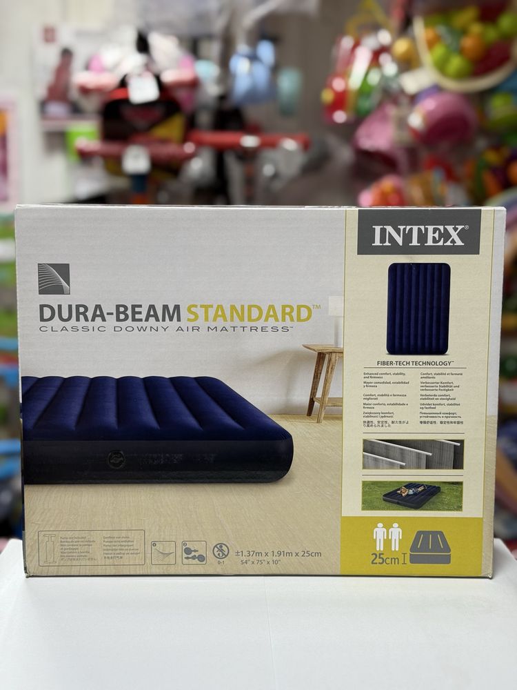 Intex Надувний матрас 137х191х25 см 64758