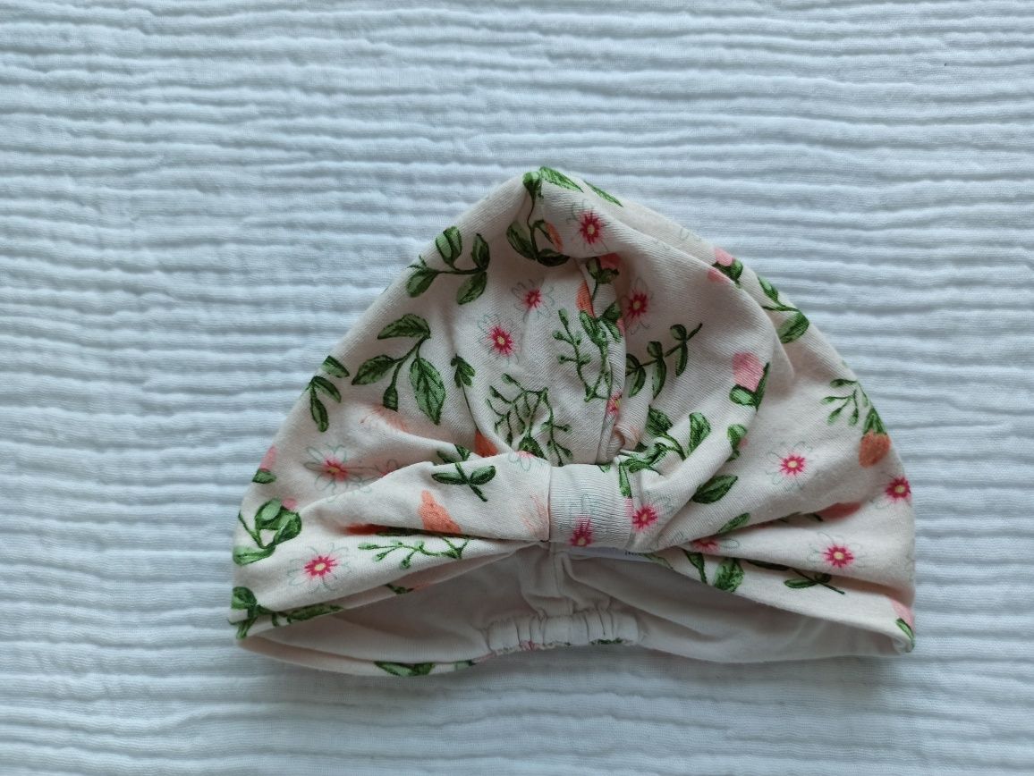 Czapka turban kwiaty wiosenna 40/42 cool club