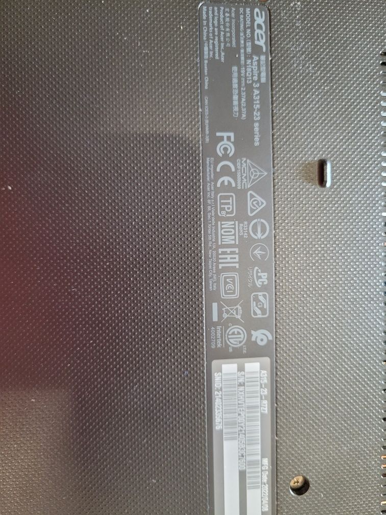Laptop Acer Aspire 3 A315-23-R7Z7