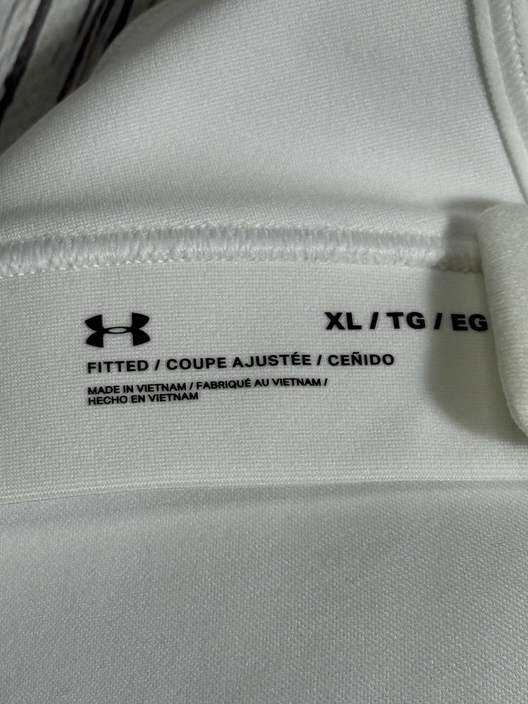 Under armour топ оригинал белый xl топик