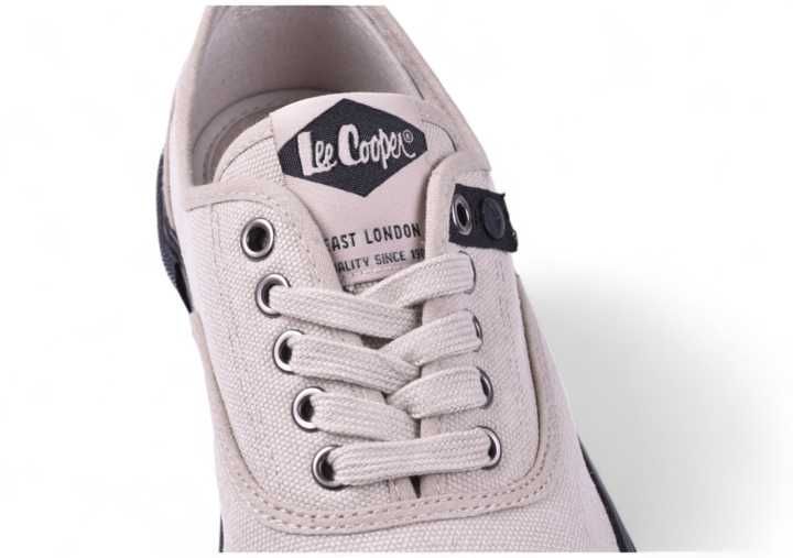 Buty Męskie Sportowe Lee Cooper Klasyczne Trampki beżowe -2149 r.43