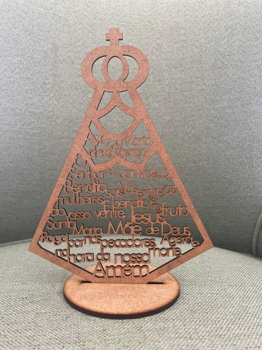 Nossa Senhora com oração da Avé Maria - NOVO