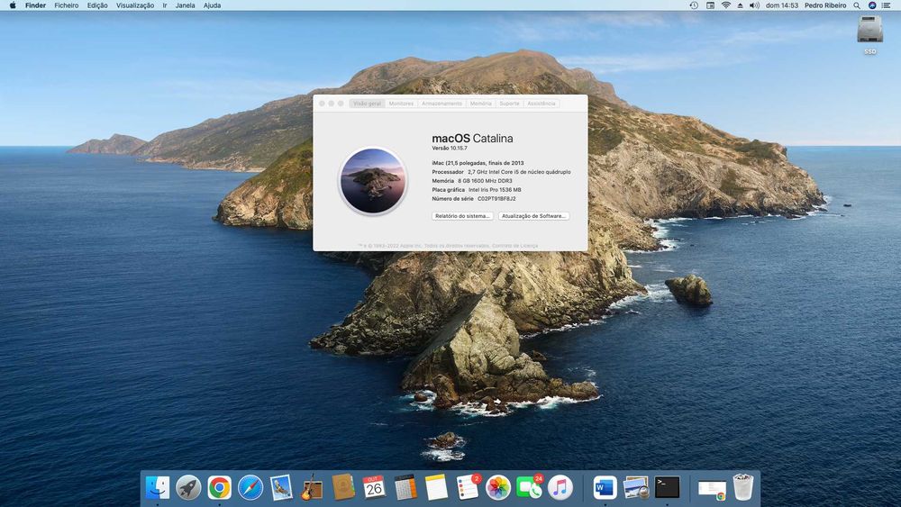 Apple IMac 21,5” Final 2013 IMPECÁVEL