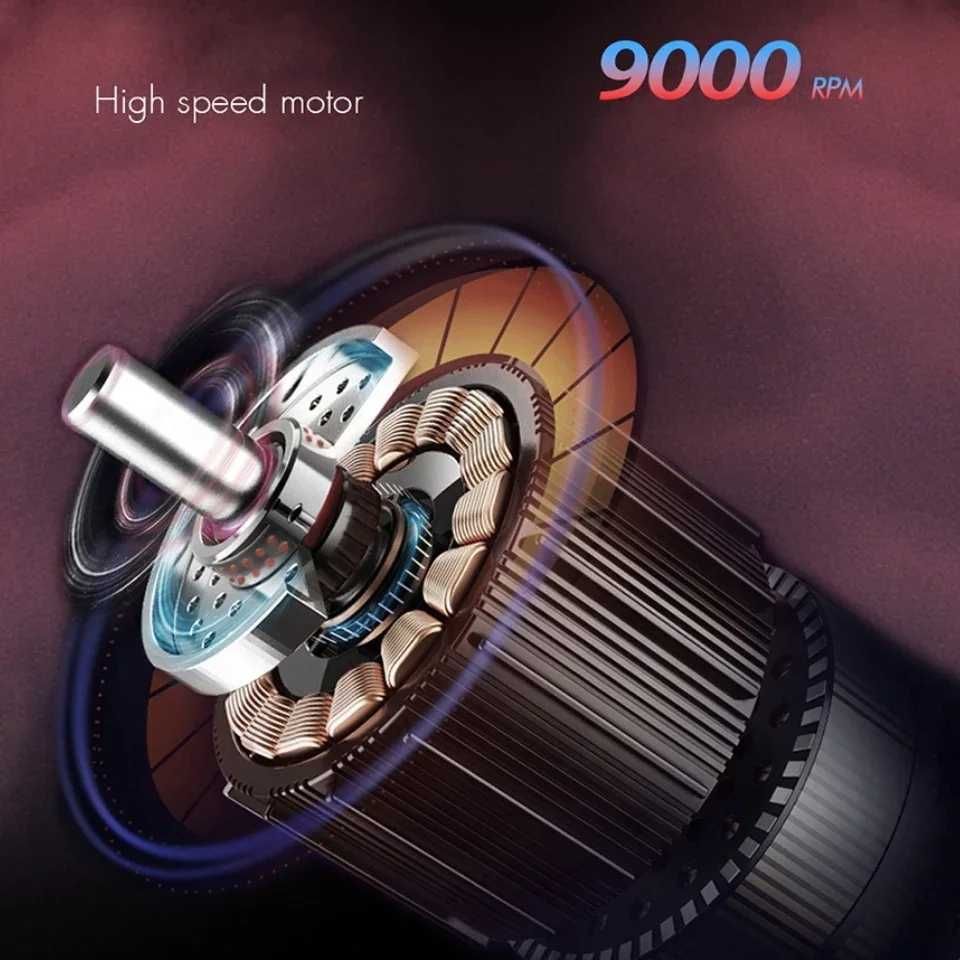 Shaver  profissional WMARK  9000rpm lcd lâmina dupla em titânio