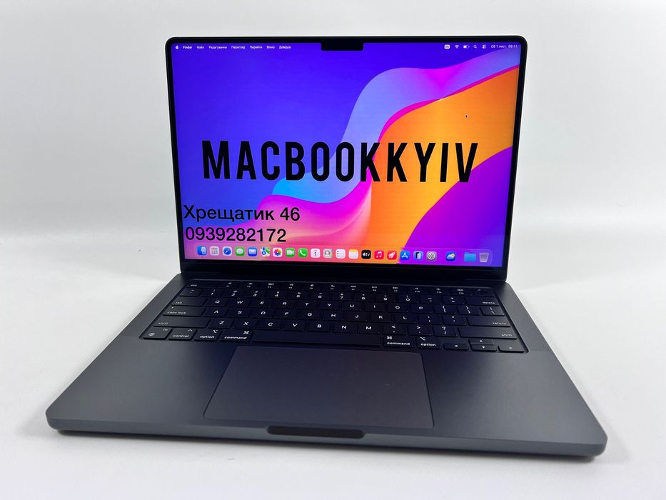 MacBook Pro 14 2024 M4 16GB RAM 1TB SSD Space Black ГАРАНТІЯ МАГАЗИН