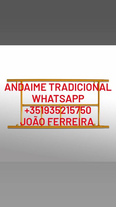 Andaime tradicional novo