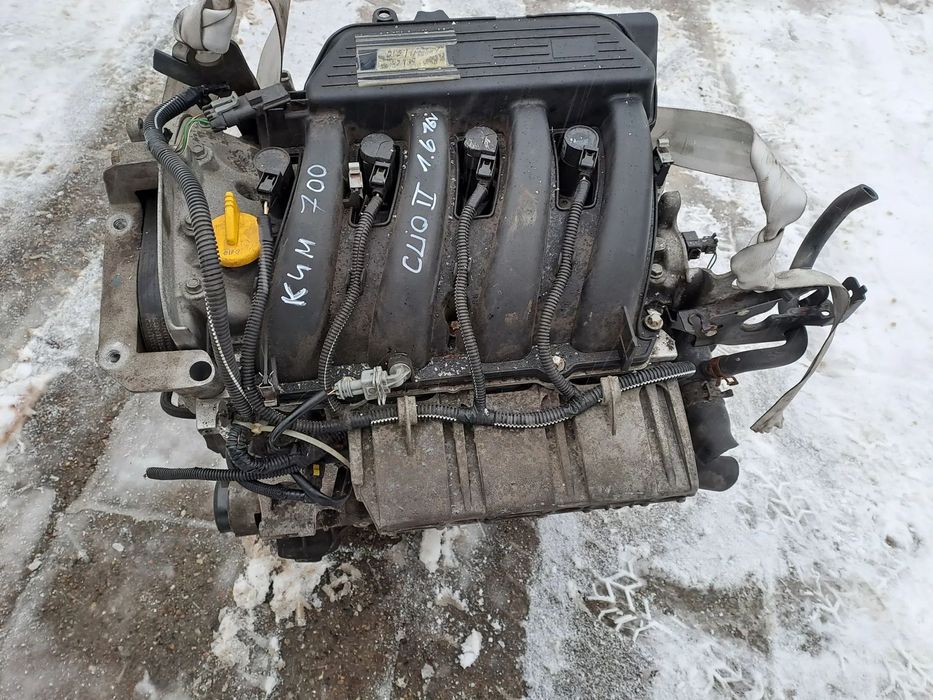 Renault Clio 1.6 16V 105KM silnik kompletny kod K4M700 K4M708