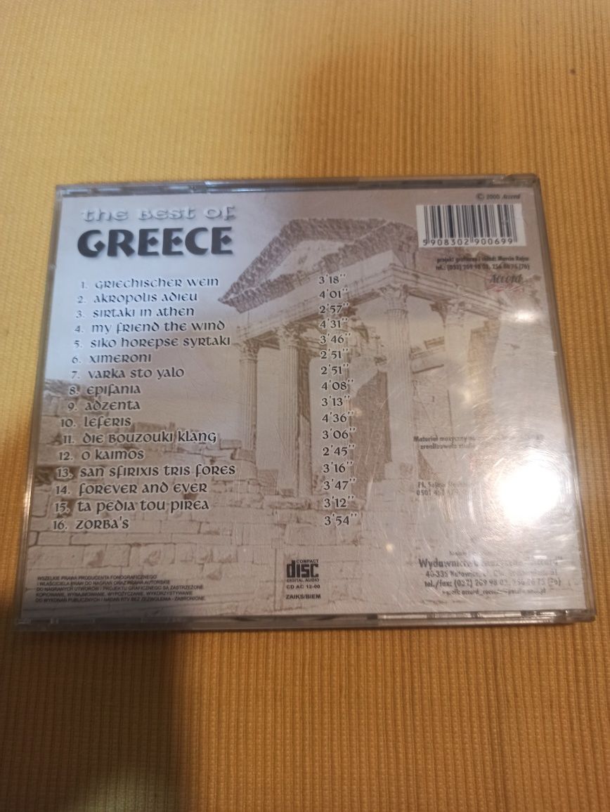 Płyty cd- the best of greece, przeboje lat 80, latino hits