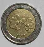 Moeda 1 euro rarissima da Finlândia 1999 para colecionadores
