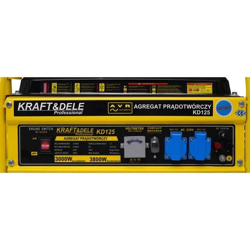 Agregat prądotwórczy generator prądu 3800W 7HP 12/230V