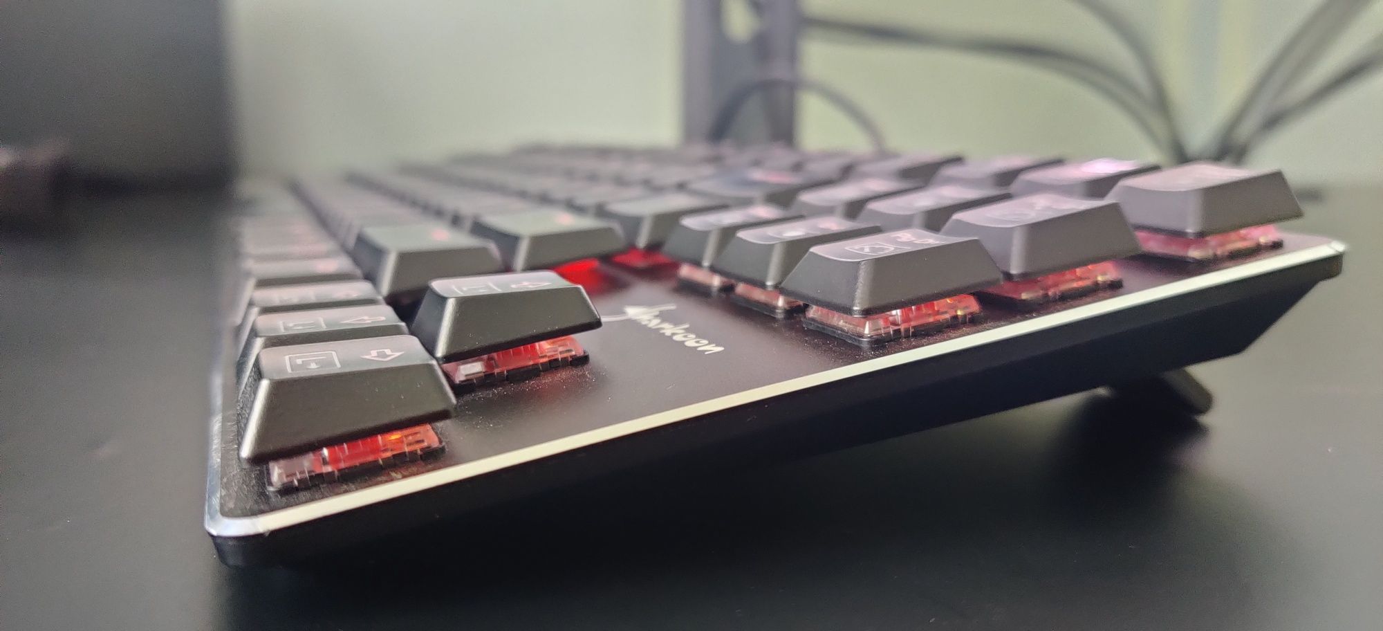 Klawiatura Sharkoon PureWriter RGB TKL Kailh Red