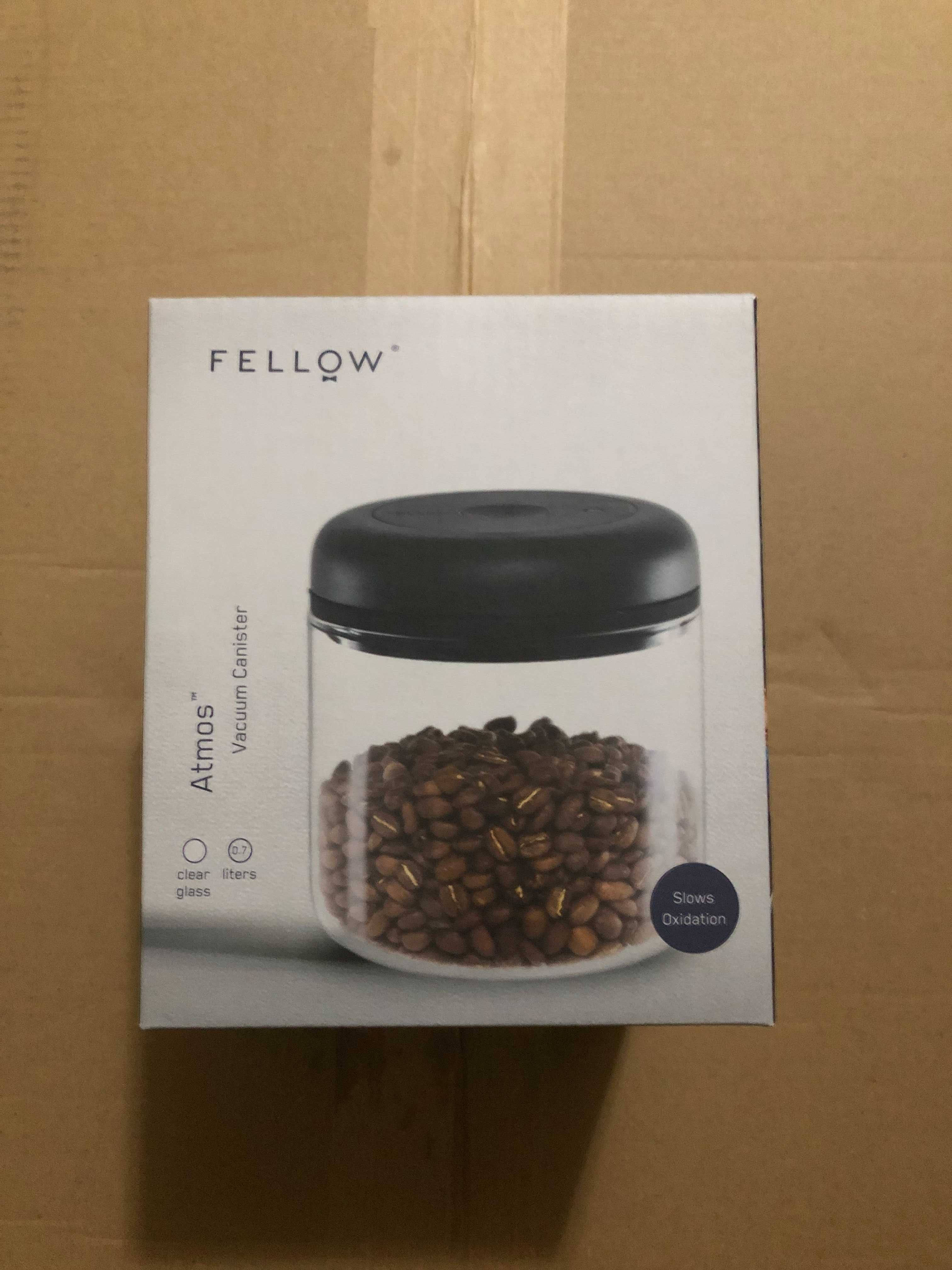 Fellow Atmos - Frasco de armazenamento de vidro transparente hermético