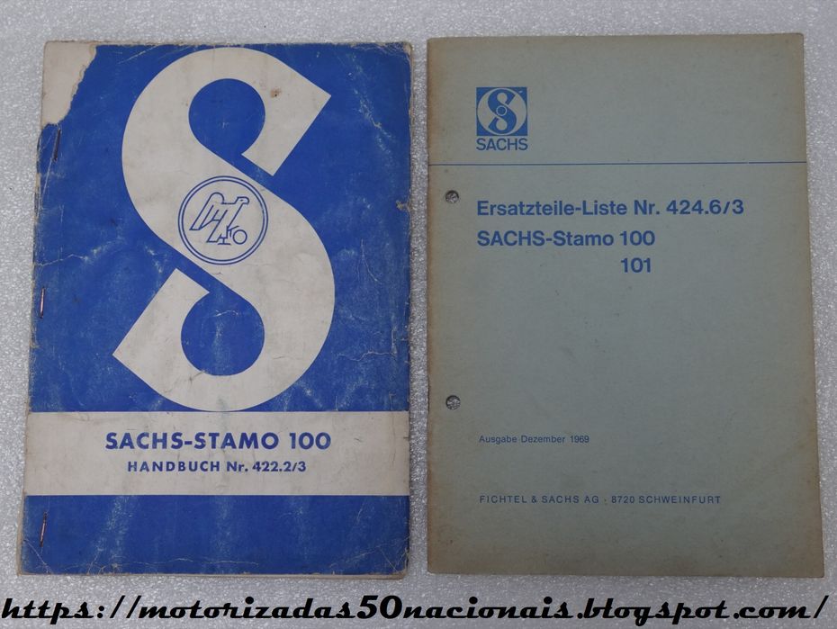 Manual de Atomizador Sachs - Stamo 100 (Artigo de Colecionador)