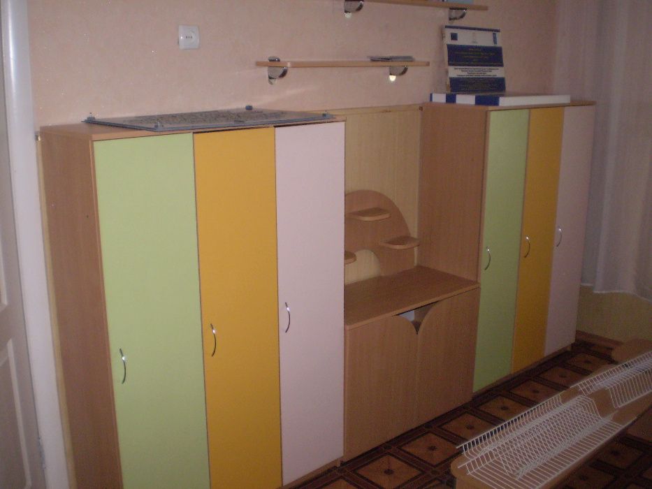 Шафа для одягу дитяча 3-х секційна