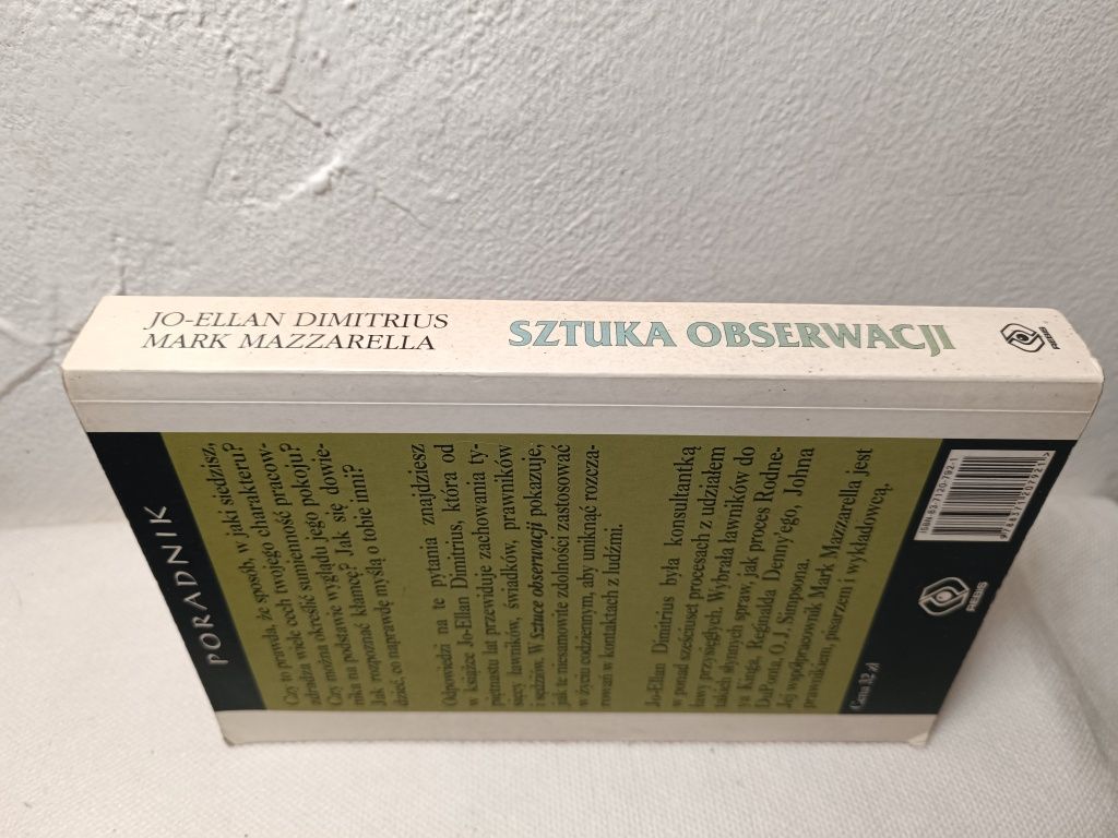 Sztuka obserwacji Jo-Ellan Dimitrius Mark Mazzarella