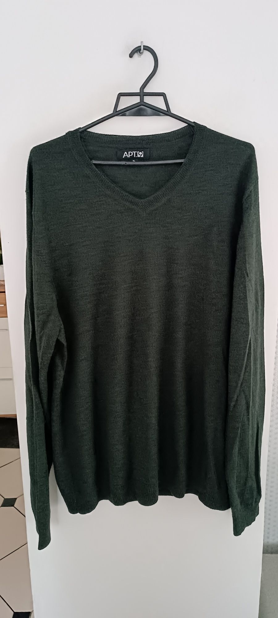 Sweter męski APT.9 50% Merino Wool XL