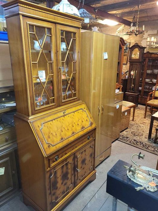 Meble używane z Niemiec dębowe komoda szafa witryna WYPRZEDAŻ