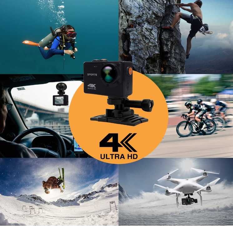 Kamera sportowa 4K, Vmotal GSV8580, WiFi, Ultra HD, 16 MP