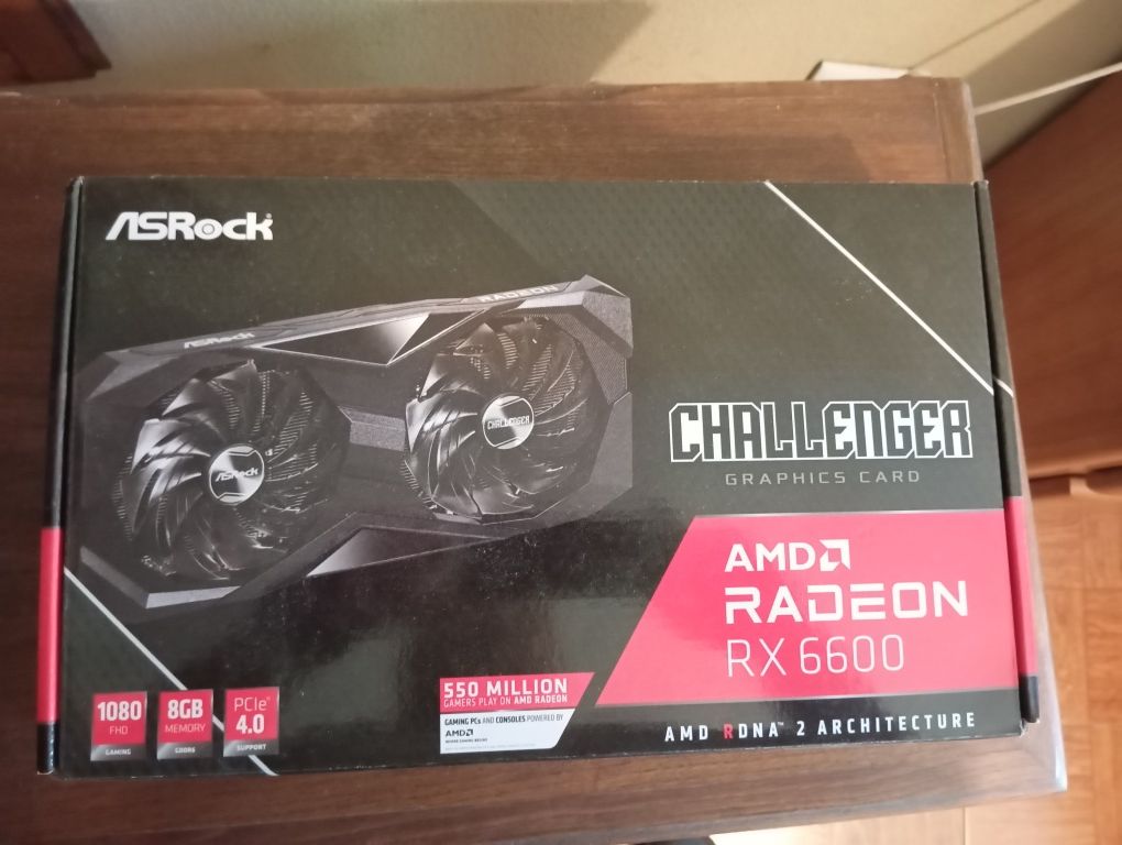 ASRock Challenger Radeon RX 6600 8GB GDDR6