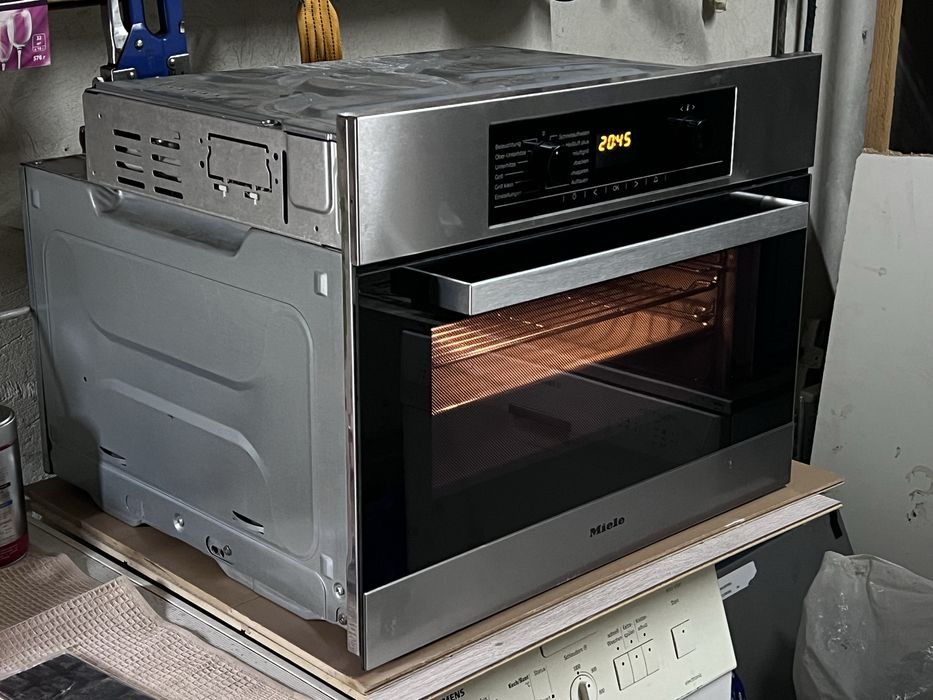 Духовка Miele вбудована духова шафа 45 см висота