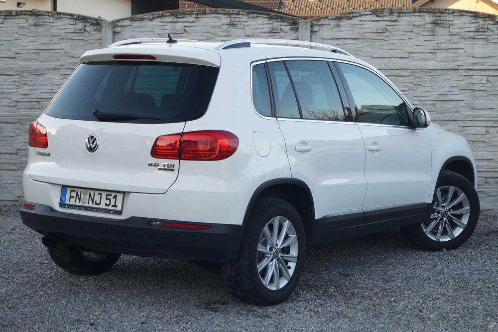 VW TIGUAN 2012r 2.0 TDI 140km 4x4 Ledy Bi-Xenon Nawigacja Panoramadach