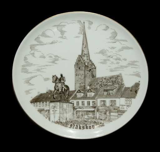 Copenhagen porcelain B&G talerz dekoracyjny duńska porcelana