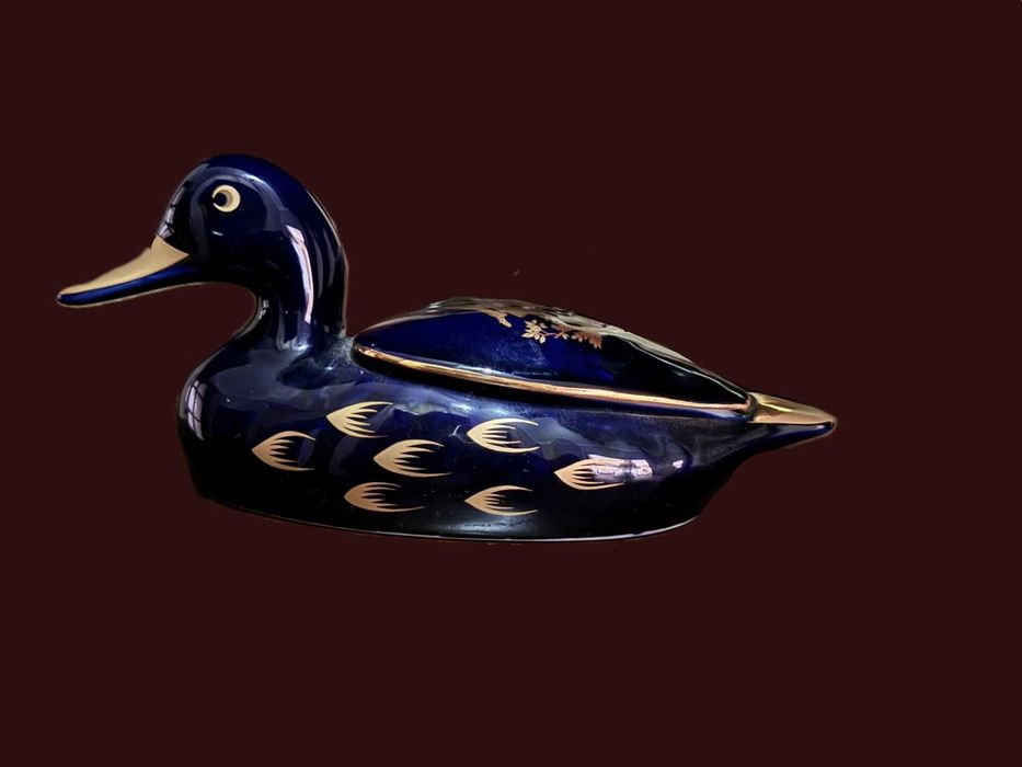 Antigo Pato de porcelana Limoges, França