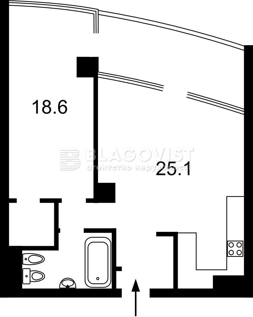 Продаётся 1к квартира ремонт Иоанна Павла ІІ  12 дом 1  Taryan Towers