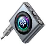 Transmiter Joyroom JR-CB2 Bluetooth AUX do samochodu, telewizora szary