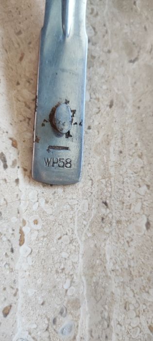 Łyżka stara wygrzebana z ziemi